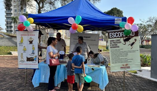 Saúde realiza palestras e ações para conscientizar a população sobre cuidados e prevenção ao escorpião
