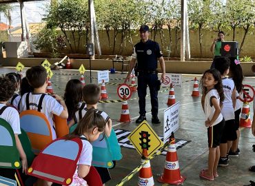 Semana Nacional do Trânsito terá circuito interativo nas escolas de Olímpia e ações educativas como o Dia Mundial Sem Carro