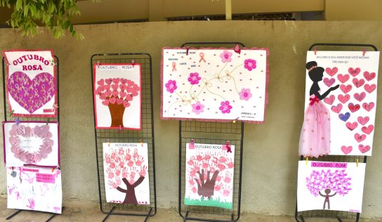 “Outubro Rosa” movimenta escolas, equipes de Saúde e equipamentos sociais para reforçar a prevenção ao câncer