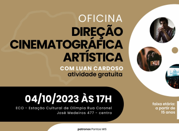 ECO recebe oficina gratuita do programa Pontos MIS de Direção Cinematográfica Artística