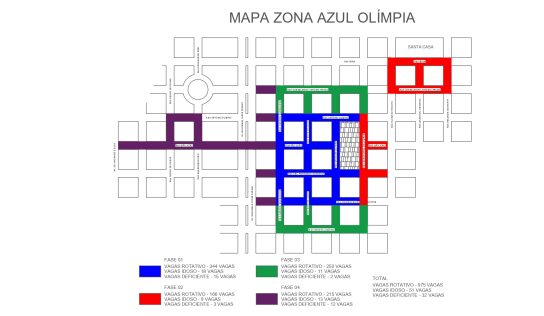 Estacionamento Rotativo da Área Azul começa a operar