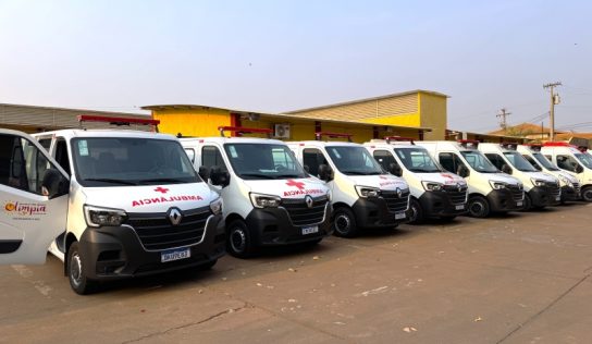 Prefeitura compra cinco novas ambulâncias para melhorar o atendimento de urgência na Saúde