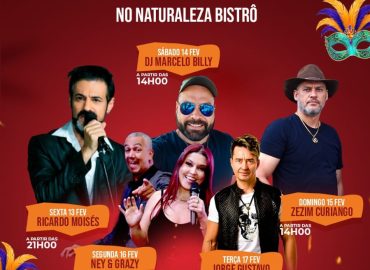 Carnaval no Naturaleza Bistrô: onde o luxo e a natureza se encontram