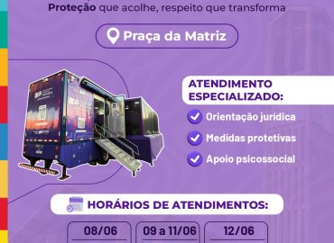 Olímpia recebe estrutura itinerante de proteção às mulheres até sexta-feira
