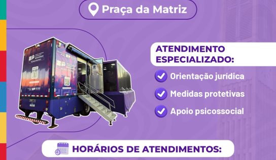Olímpia recebe estrutura itinerante de proteção às mulheres até sexta-feira