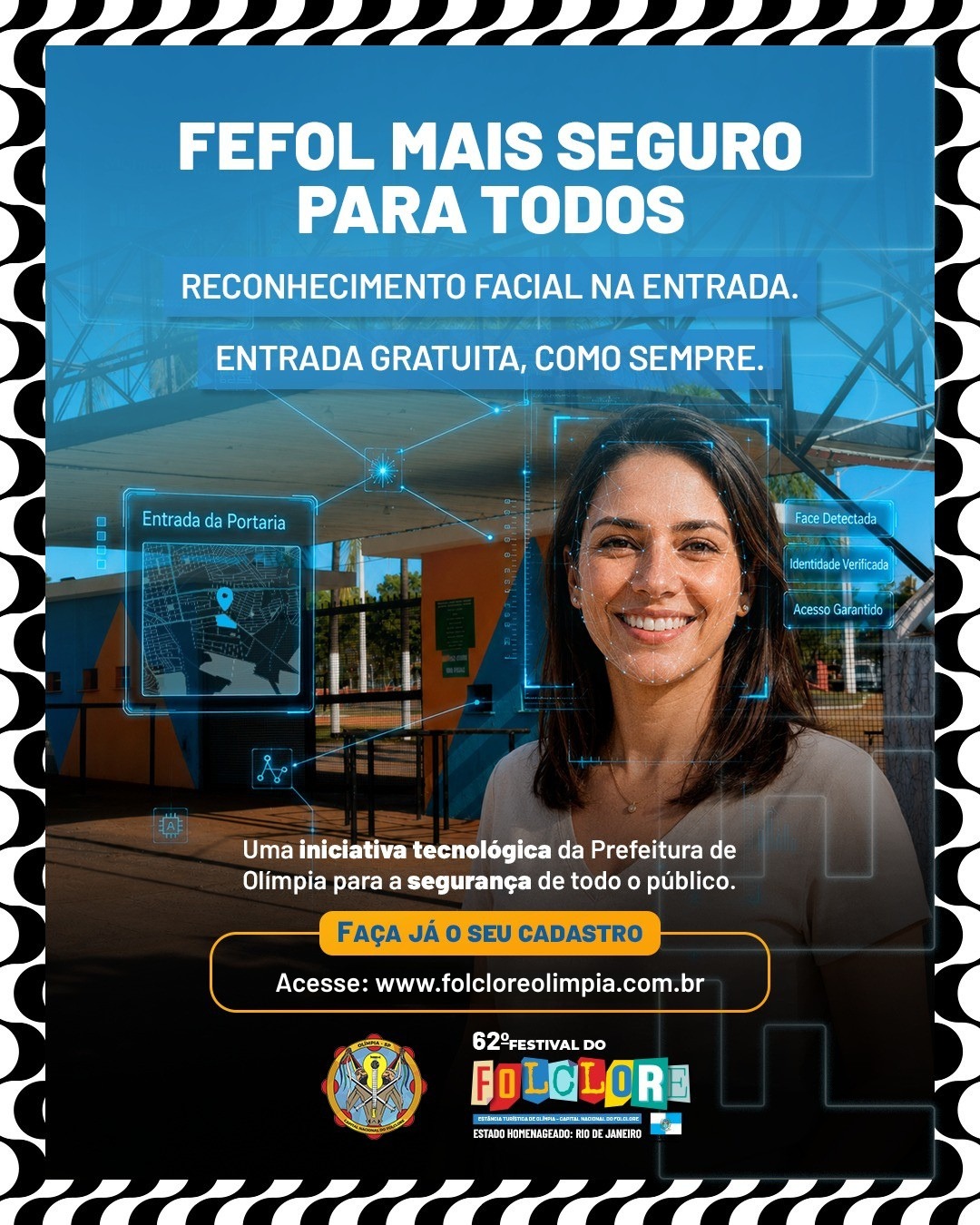 Reconhecimento facial no Festival do Folclore causa polêmica e gera descontentamento na população