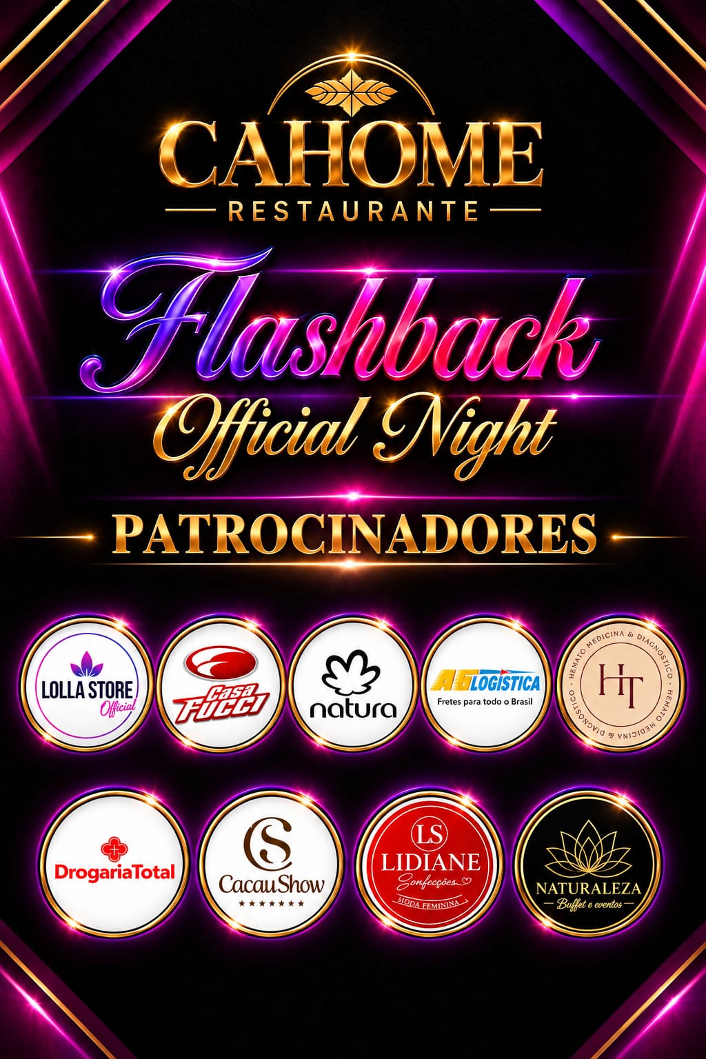 FLASHBACK OFFICIAL NIGHT: uma experiência inesquecível em Olímpia